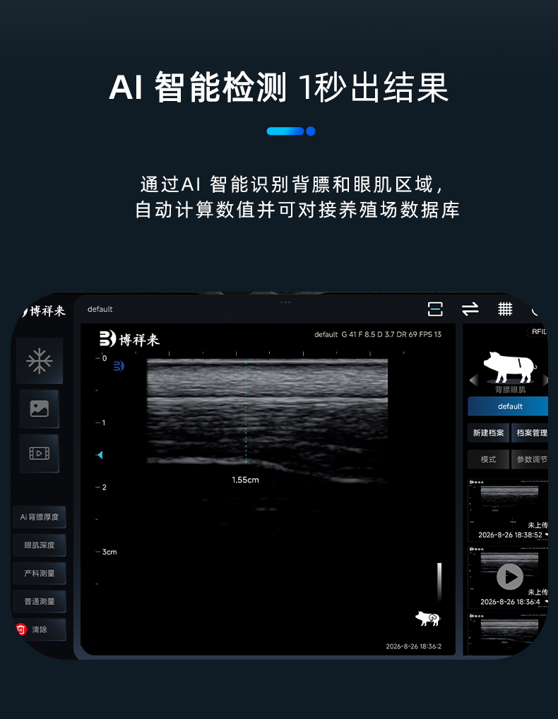 牛用背膘仪眼肌深度测定仪